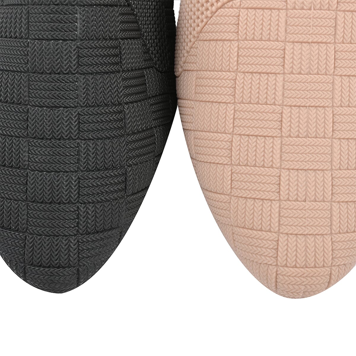 Passage Pack of 2 - Nude and Black Jelly Flats - Size 8 image number 4