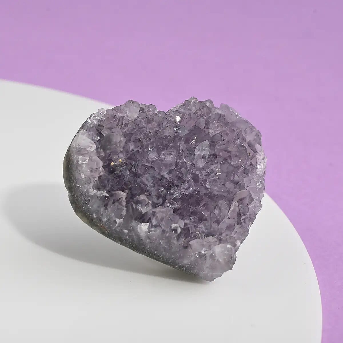 Amethyst Heart Shaped Geode -Large (Approx. 238ct) image number 3