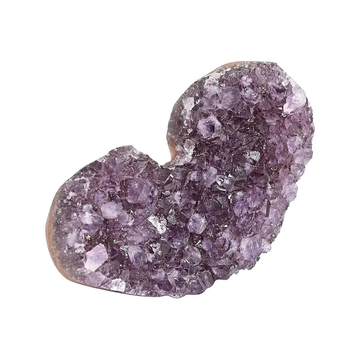 Amethyst Heart Shaped Geode -Small (Approx. 83ct) image number 4
