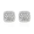 Luxuriant Lab Grown Diamond G-H SI Stud Earrings in Platinum Over Sterling Silver 0.33 ctw image number 0