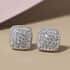 Luxuriant Lab Grown Diamond G-H SI Stud Earrings in Platinum Over Sterling Silver 0.33 ctw image number 1