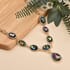 Simulated Mystic Color Quartz and Austrian Crystal Necklace 20-22Inches in Goldtone image number 1