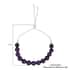 Amethyst Beaded Bolo Bracelet in Sterling Silver 47.50 ctw image number 4