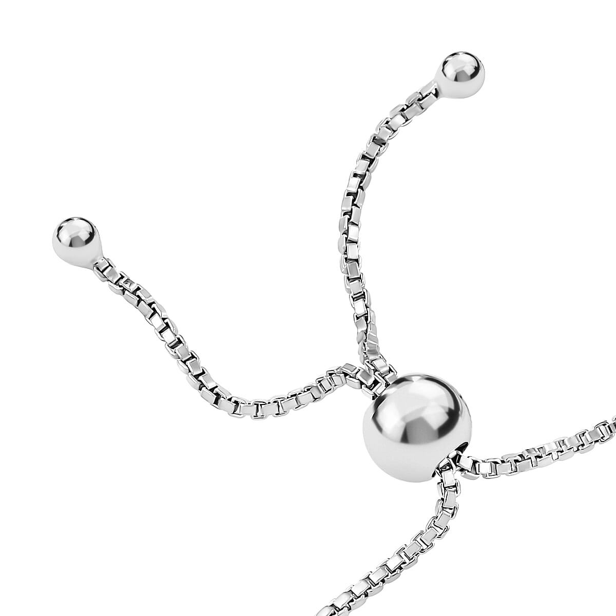 Freshwater Pearl 7-8mm Beaded Bolo Bracelet in Sterling Silver image number 3