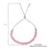 Pink Freshwater Pearl Beaded Bolo Bracelet in Sterling Silver image number 4