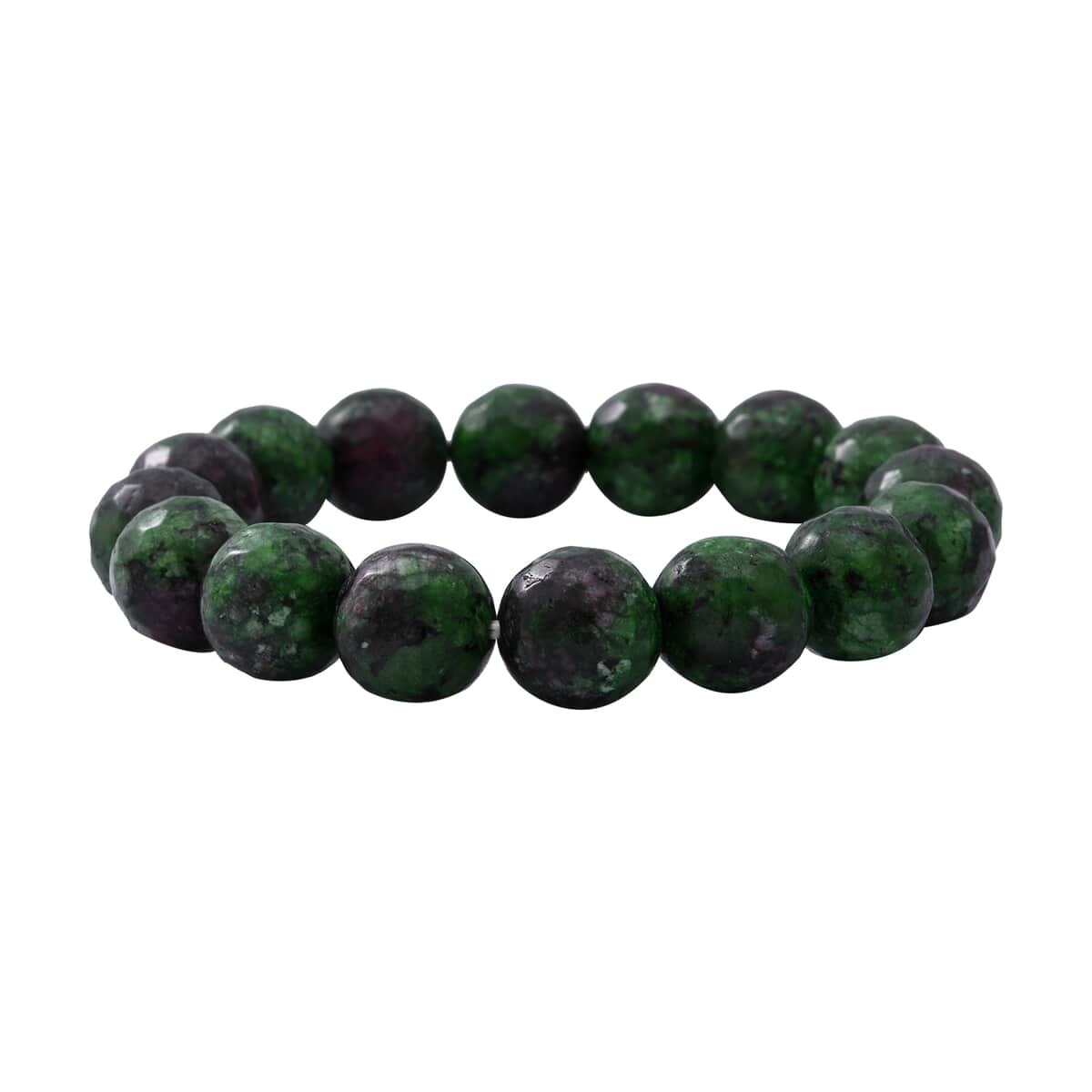 Ruby Zoisite Beaded Stretch Bracelet 150.00 ctw image number 0
