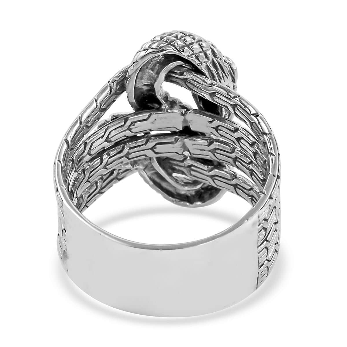 Bali Legacy Sterling Silver Dragon Ring, Silver Ring, Creature Ring, Silver Jewelry, Gifts For Her, Birthday Gifts 8.45 Grams (Size 5) image number 4