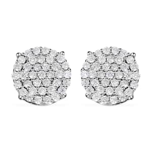 10K White Gold Luxuriant Lab Grown Diamond G-H, SI Stud Earrings 0.33 ctw