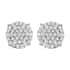 Luxoro 10K White Gold Luxuriant Lab Grown Diamond G-H, SI Stud Earrings 0.33 ctw image number 0