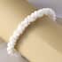 Ankur Treasure Chest Rainbow Moonstone Twisted Beaded Bracelet in Sterling Silver (7.25 In) 40.00 ctw image number 1