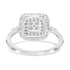 Luxoro 10K White Gold G-H SI Lab Grown Diamond Cocktail Ring (Size 9.0) 0.50 ctw image number 4