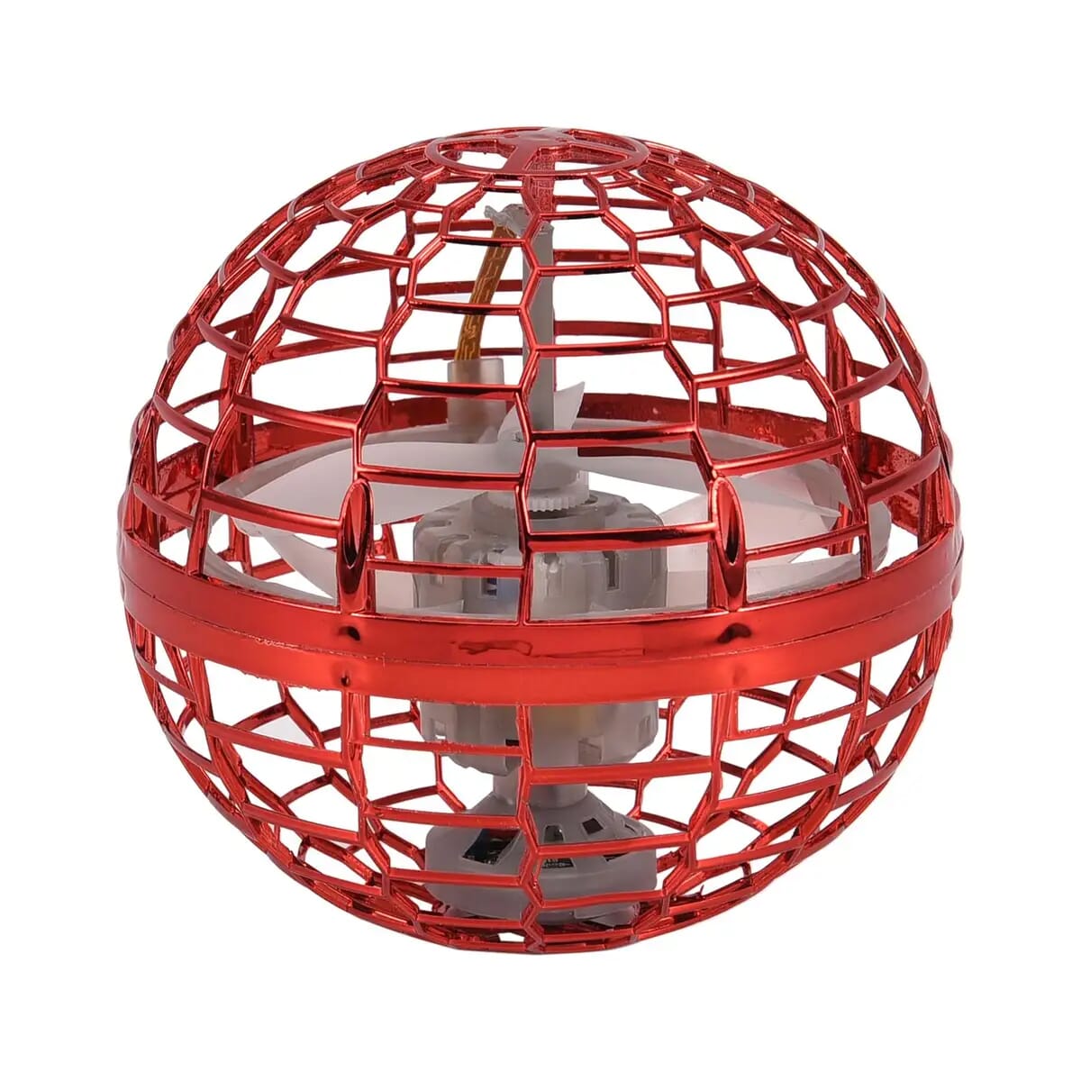 Red Flying Ball with Controller - 3.54" image number 0