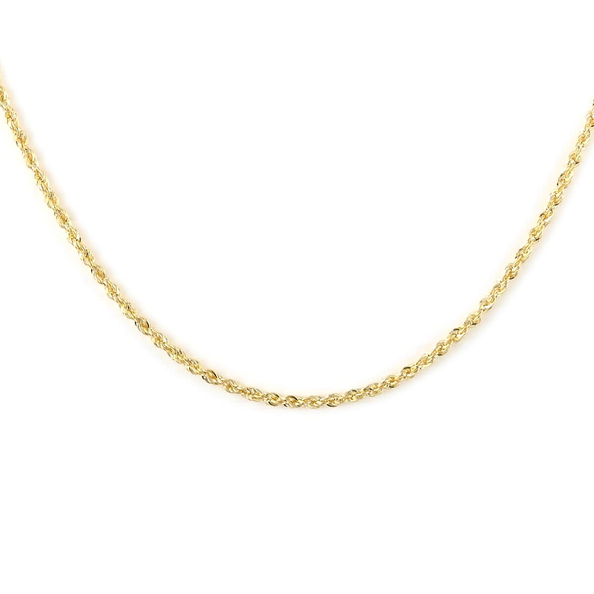 California Closeout Deal 14K Yellow Gold 3.05mm Laser Rope Necklace 22 Inches 4.00 Grams image number 0