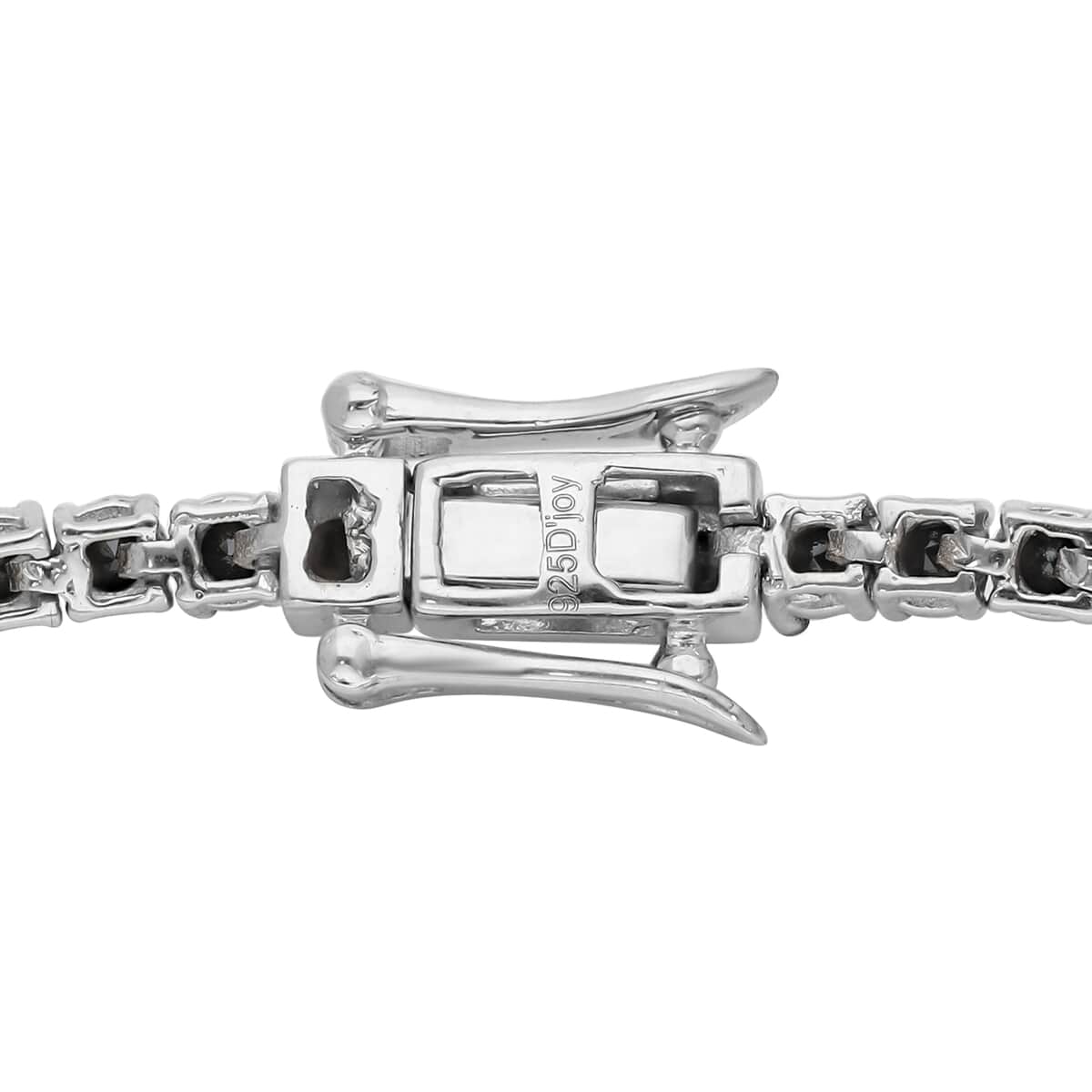Black Diamond Tennis Bracelet in Platinum Over Sterling Silver (7.50 In) 8.15 Grams 5.00 ctw image number 3