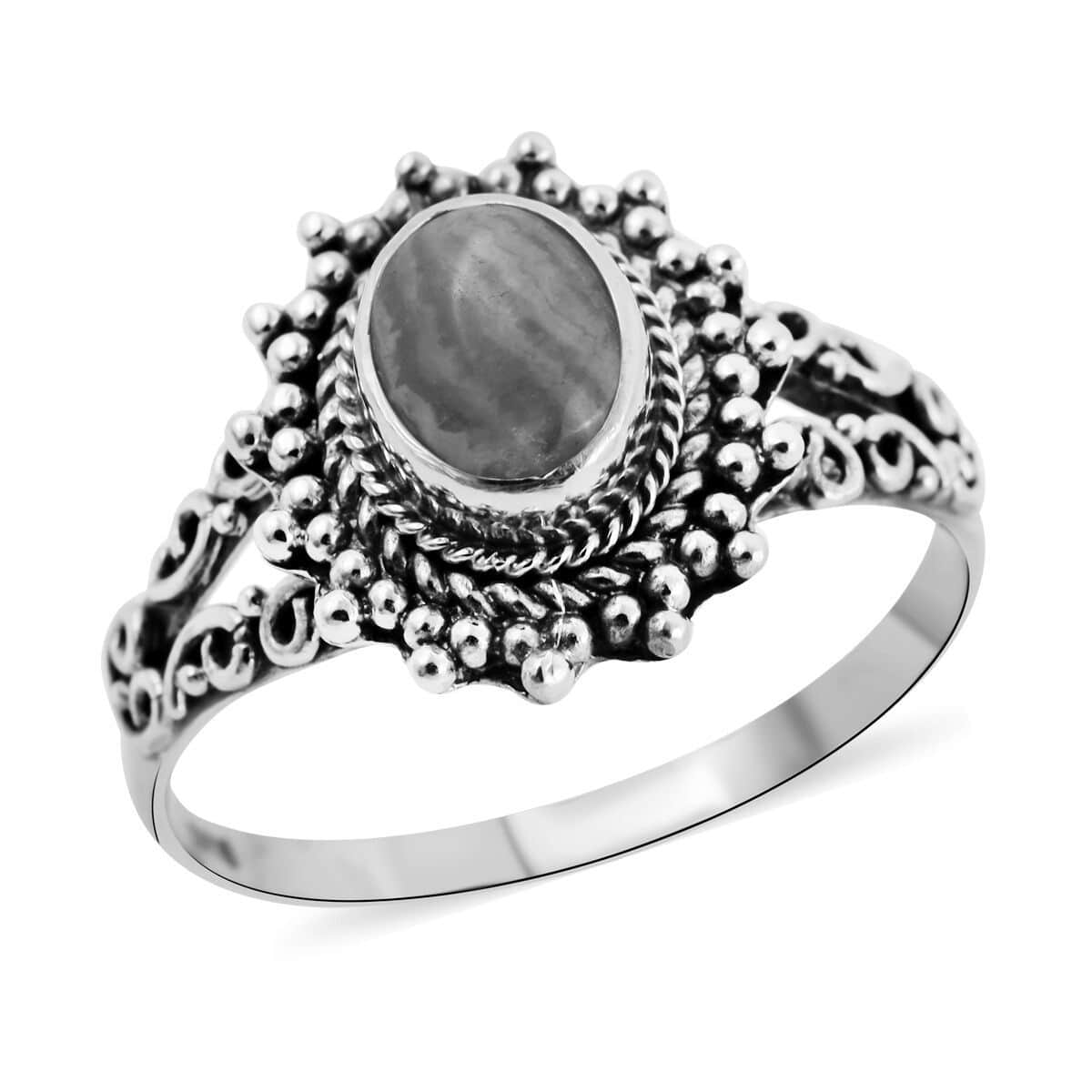 Bali Legacy Rhodochrosite Ring in Sterling Silver (Size 10.0) 2.00 ctw image number 0