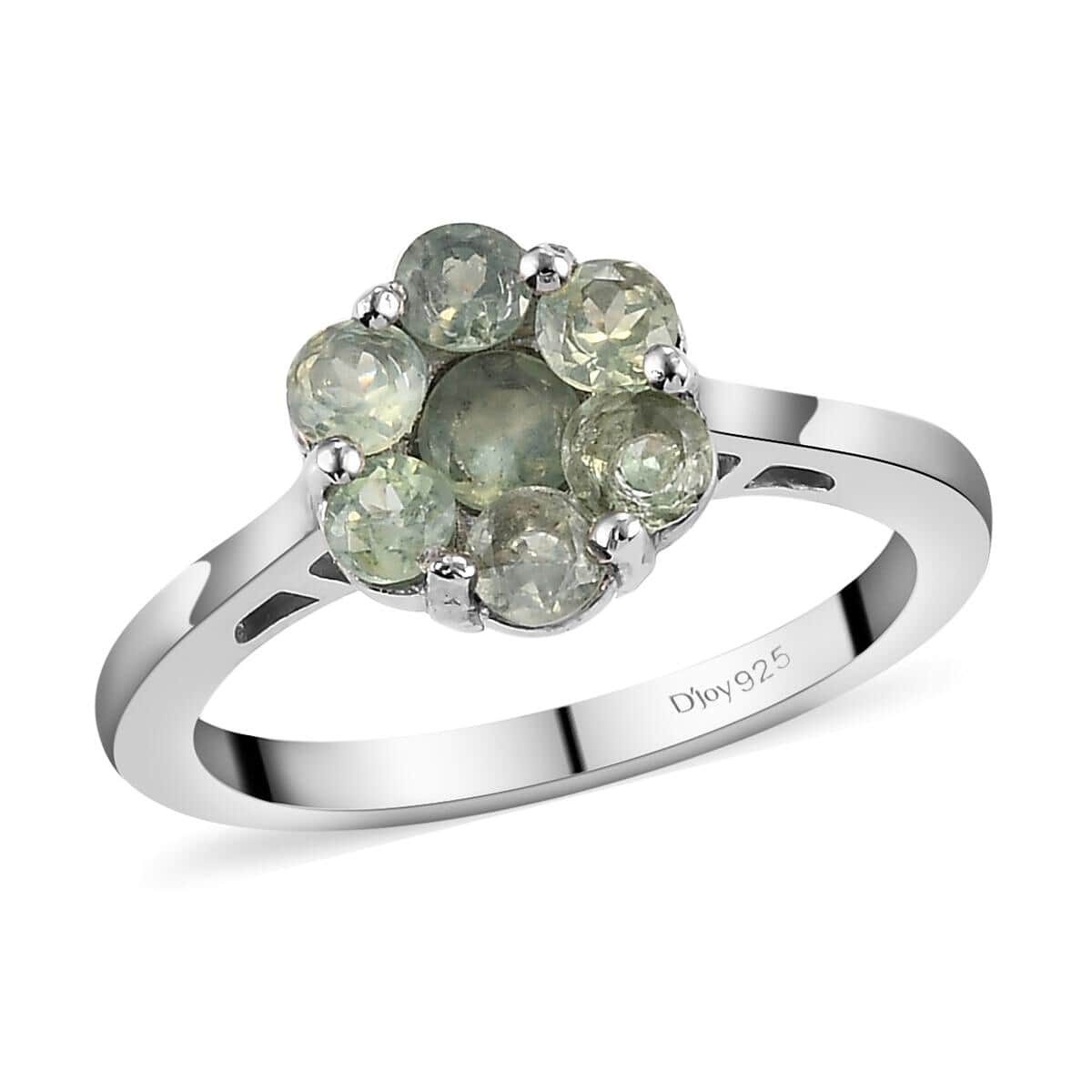 Narsipatnam Alexandrite Pressure Set Floral Ring in Platinum Over Sterling Silver (Size 6.0) 0.90 ctw image number 0