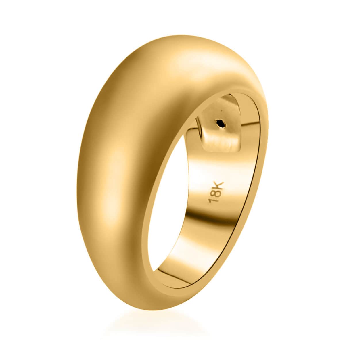 Super Find Electroforming Gold Collection 18K Yellow Gold Band Ring (Size 8.0)  image number 3