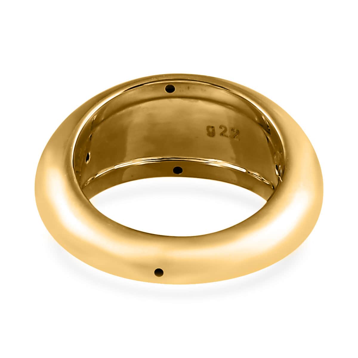 Super Find Electroforming Gold Collection 18K Yellow Gold Band Ring (Size 8.0)  image number 4