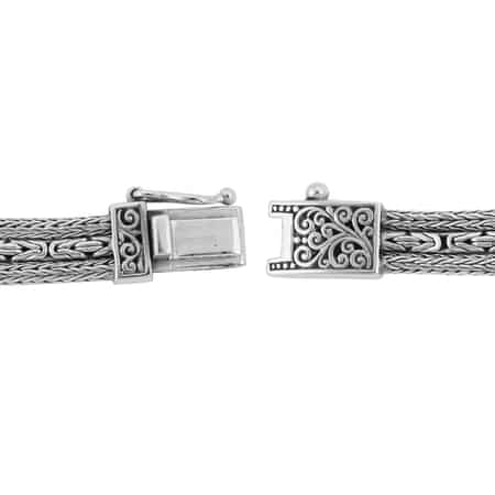 Bali Legacy Eon 1962 Swiss Movement Water Resistant Bracelet Watch in Sterling Silver (7.50 in) 43 Grams image number 5