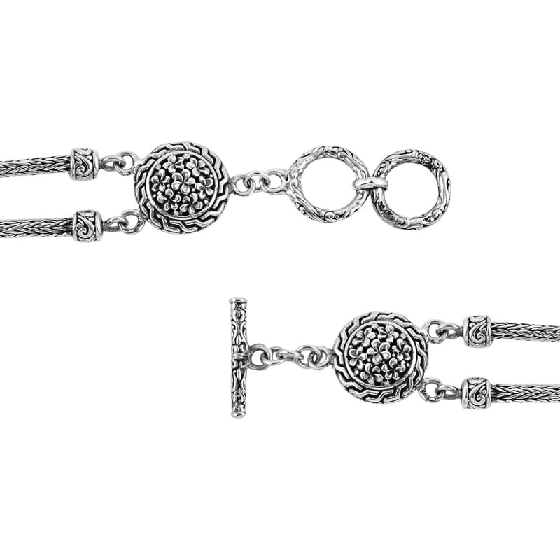 Bali Legacy Sterling Silver Butterfly Bracelet (7.50 In) 23 Grams