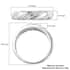 Luxuriant Lab Grown Diamond G-H SI Band Ring in Platinum Over Sterling Silver (Size 12.0) 0.20 ctw image number 5