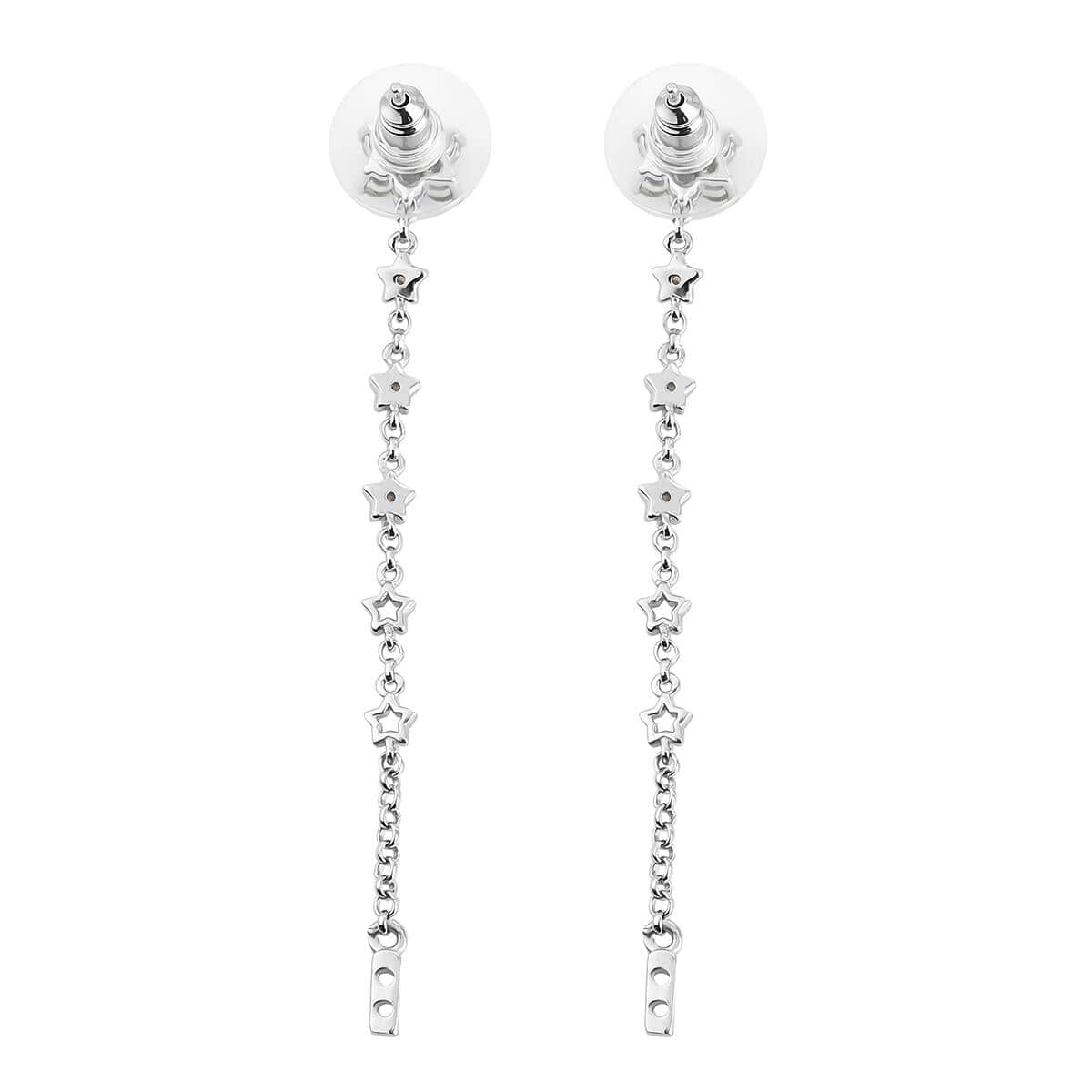 Narsipatnam Alexandrite Fancy Earrings in Platinum Over Sterling Silver 1.10 ctw image number 4