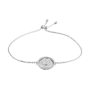 Simulated Diamond Bolo Bracelet in Sterling Silver 1.80 ctw