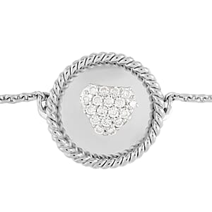 Simulated Diamond Bolo Bracelet in Sterling Silver 1.80 ctw