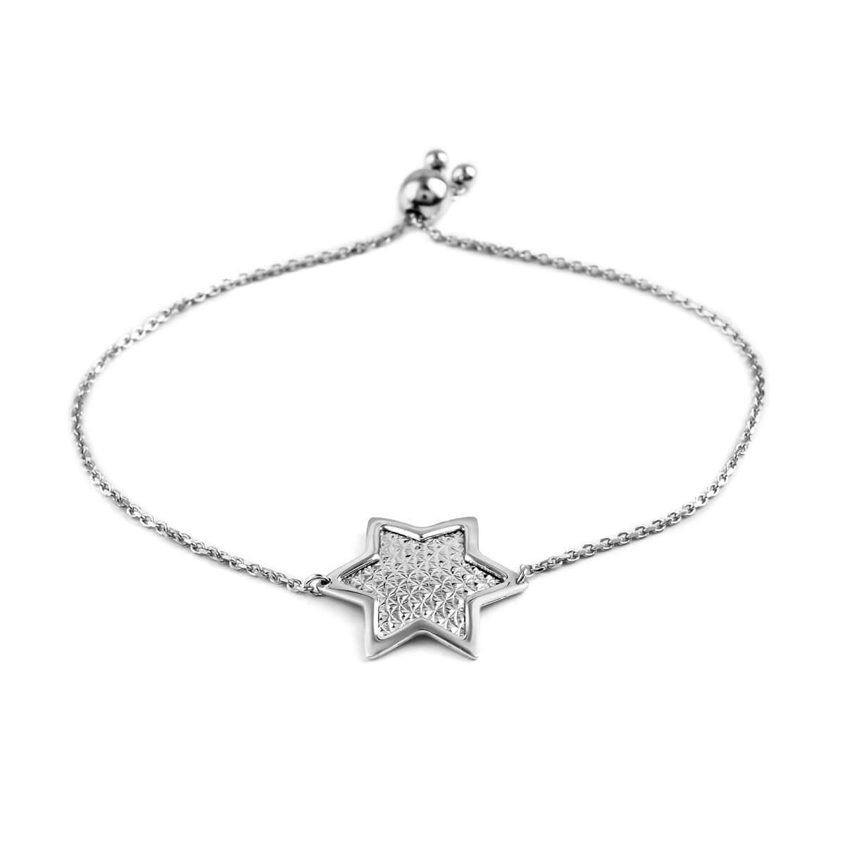 Sterling Silver Bolo Star Bracelet 2.80 Grams image number 0