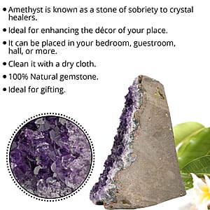 Amethyst Druzy -Small Gemstone Home D&eacute;cor Figurines (Approx. 2615 ctw)