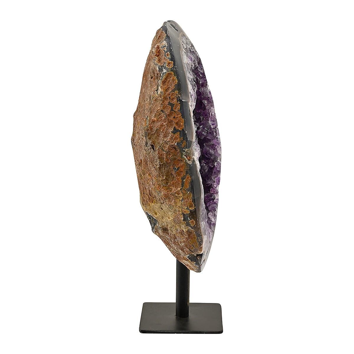 Amethyst Druzy with Stand -Large (Approx. 10130ct)