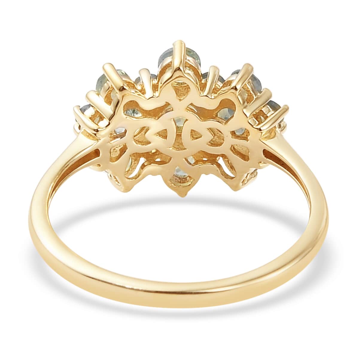 Luxoro 10K Yellow Gold Premium Narsipatnam Alexandrite Ring (Size 5.0) 1.00 ctw image number 4
