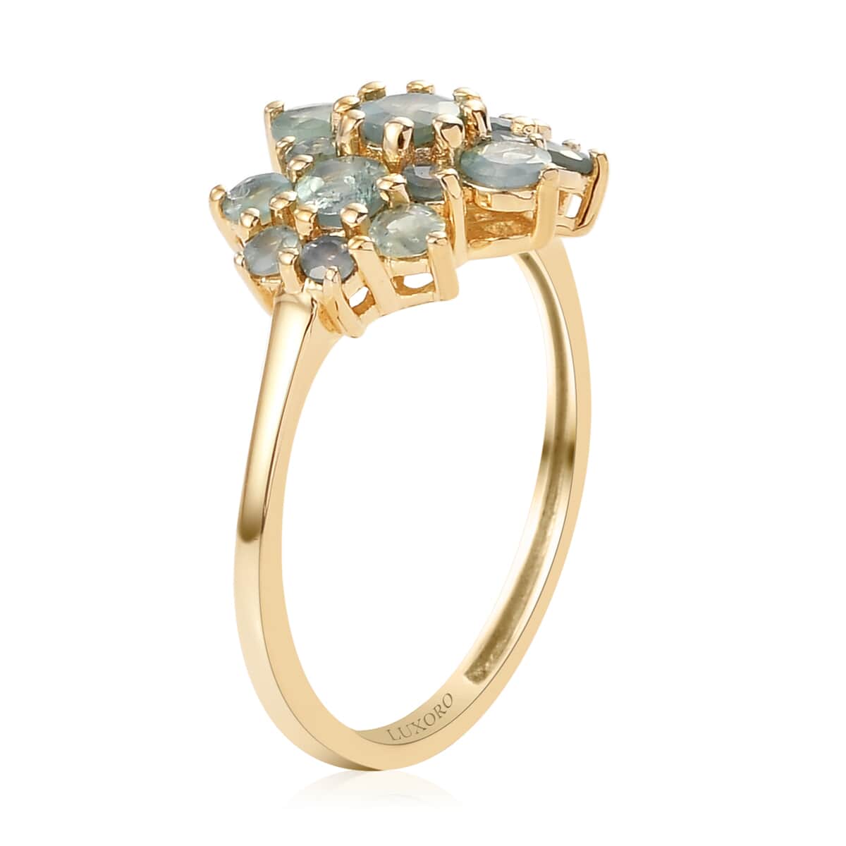 Luxoro 10K Yellow Gold Premium Narsipatnam Alexandrite Ring (Size 7.0) 1.00 ctw image number 3