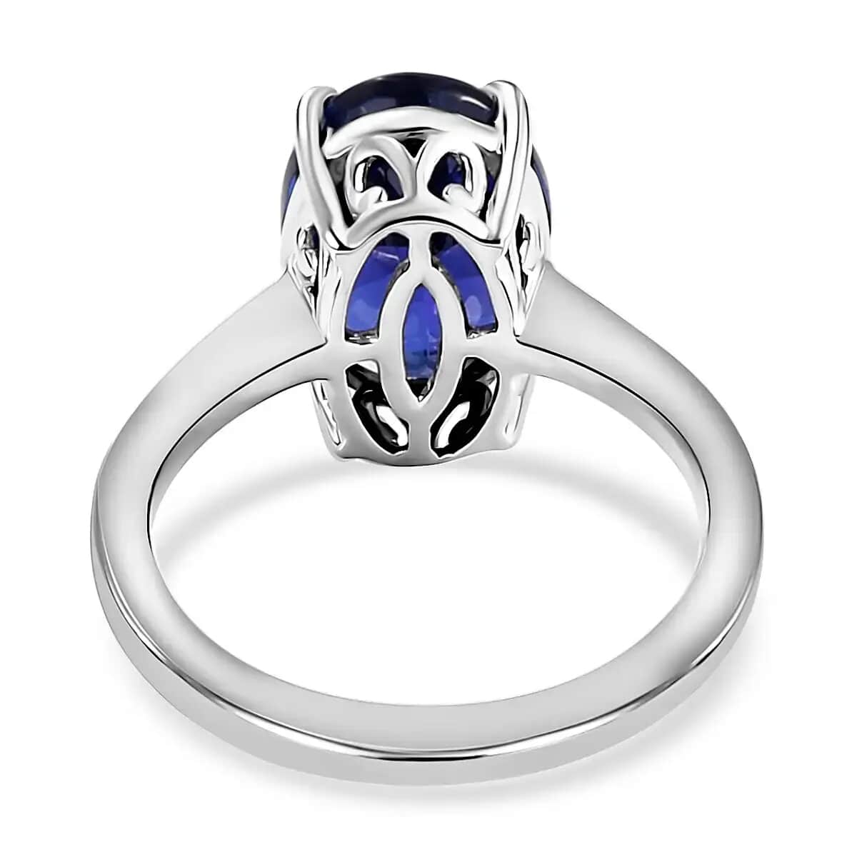 Rhapsody AAAA Tanzanite Ring, 950 Platinum Ring, Tanzanite Solitaire Ring, 950 Platinum Solitaire Ring, Engagement Rings For Women, Promise Ring 5.00 ctw image number 4