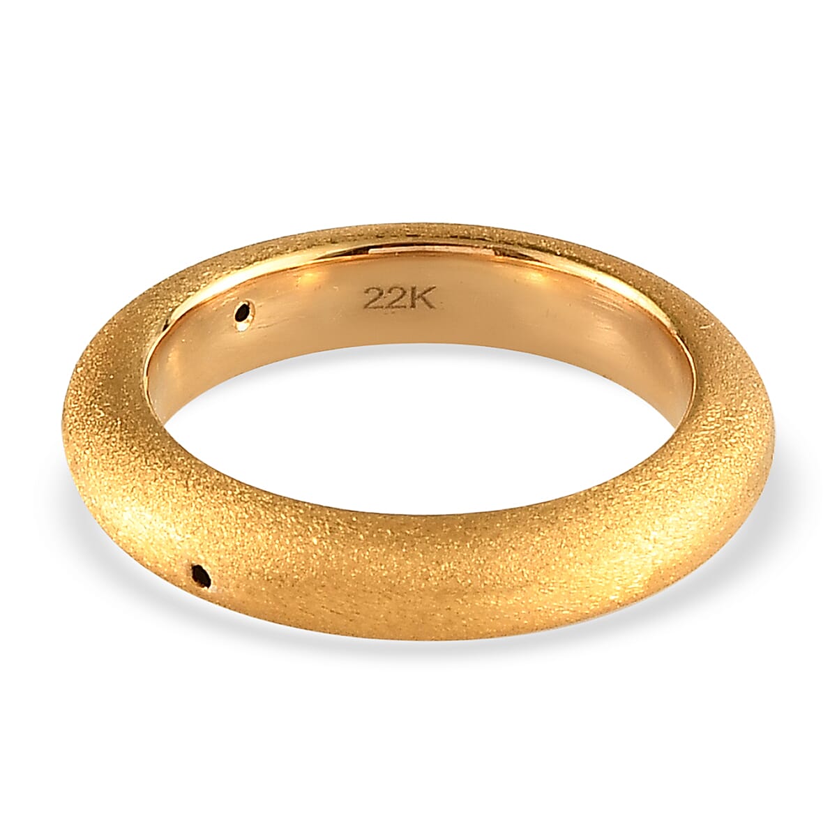 Electroforming Gold Collection 22K Yellow Gold Band Ring (Size 5.0) image number 4