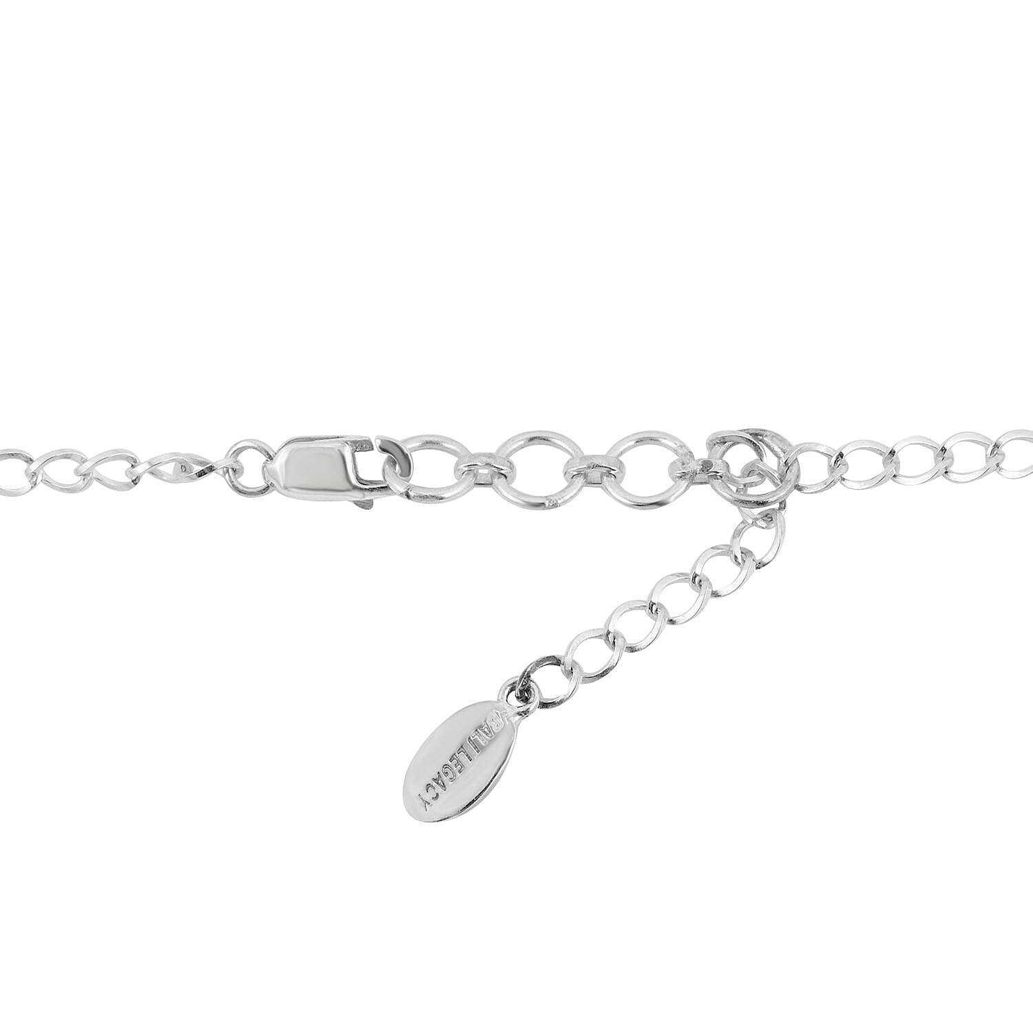 Bali Legacy Mozambique Garnet Tiger Necklace 20 Inches in Sterling Silver 1.10 ctw