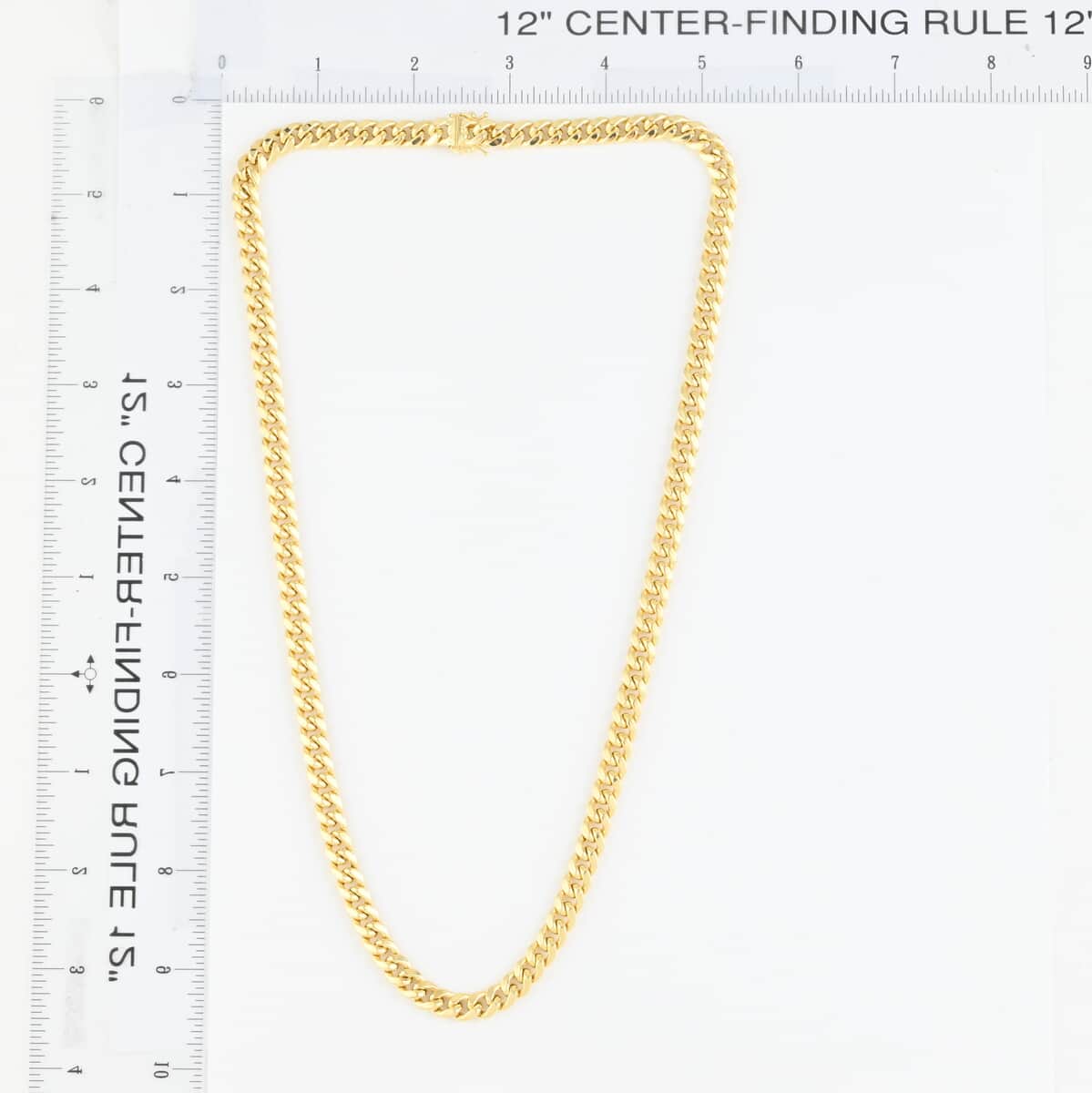 Italian 14K Yellow Gold 4mm Miami Cuban Necklace 22 Inches 8.40 Grams image number 2