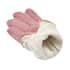 Pink Cashmere Warm Gloves with Bowknot and Equipped Touch Screen Friendly image number 2
