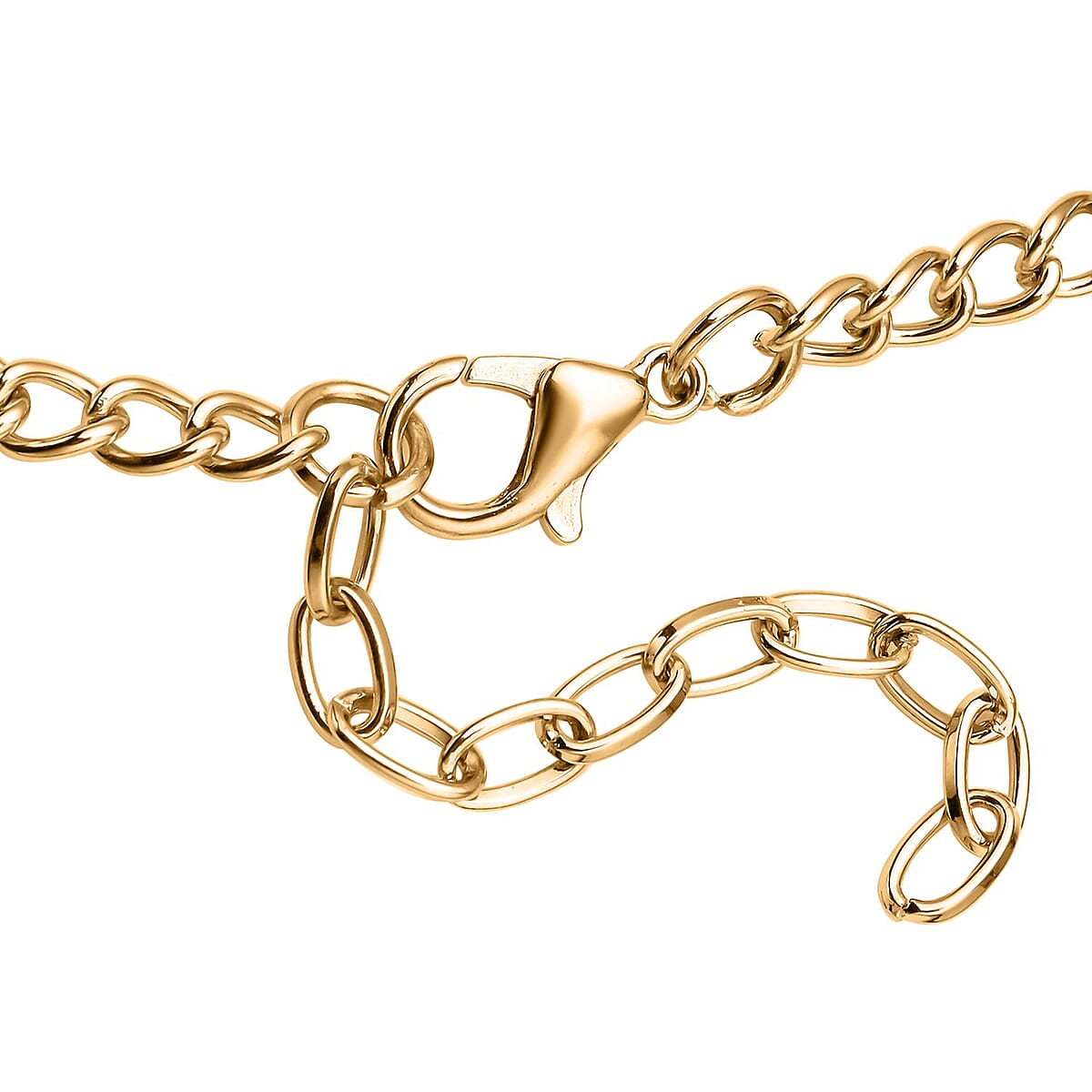 Champagne Austrian Crystal Tennis Necklace 20-22 Inches in Goldtone image number 5