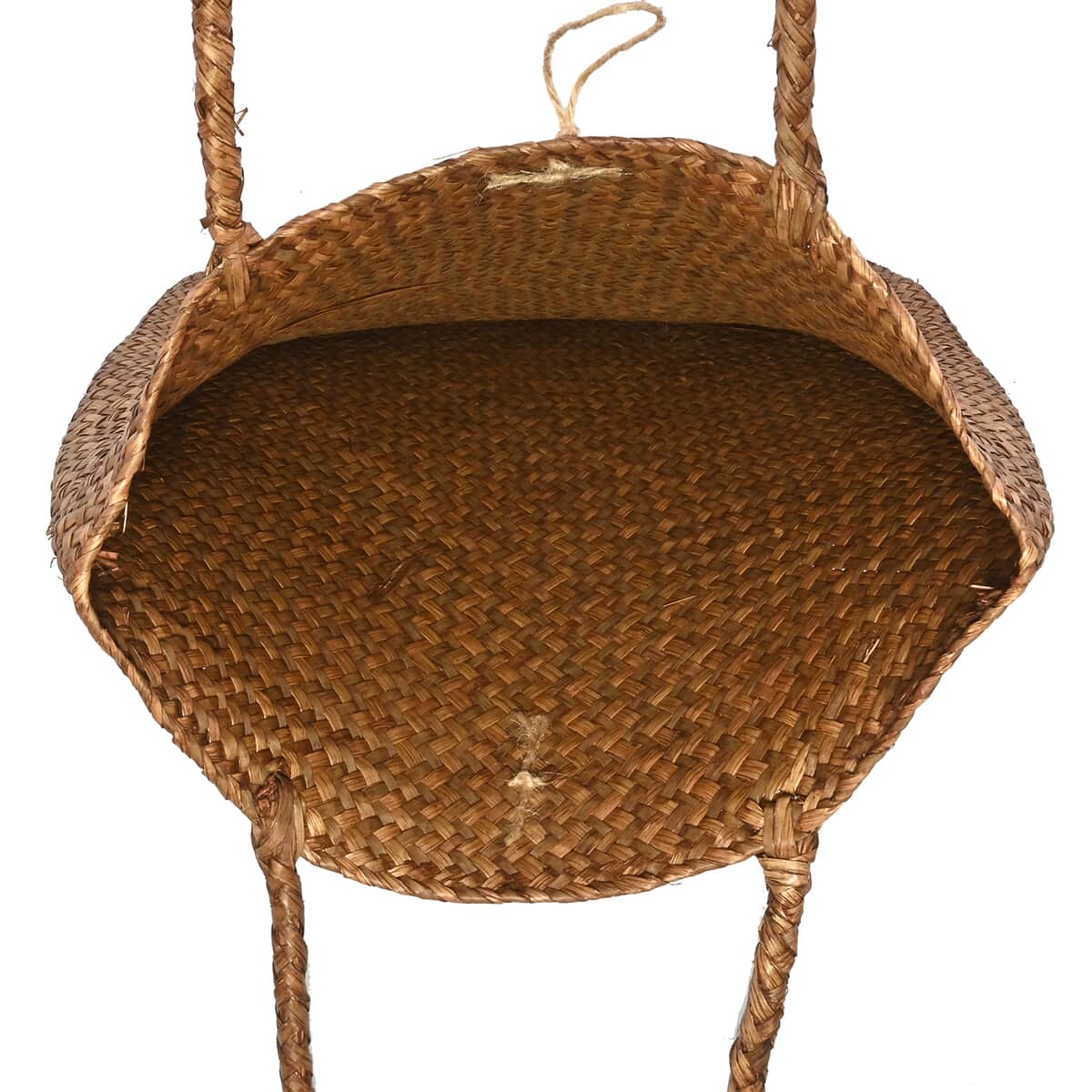 Urban Lux by TruCulture- Jenny Brown Flexible Basket Weave Straw Bag image number 6