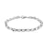 White Topaz Tennis Bracelet , White Topaz Bracelet , Line Bracelet , Stainless Steel Bracelet (7.25 In) 11.00 ctw image number 0