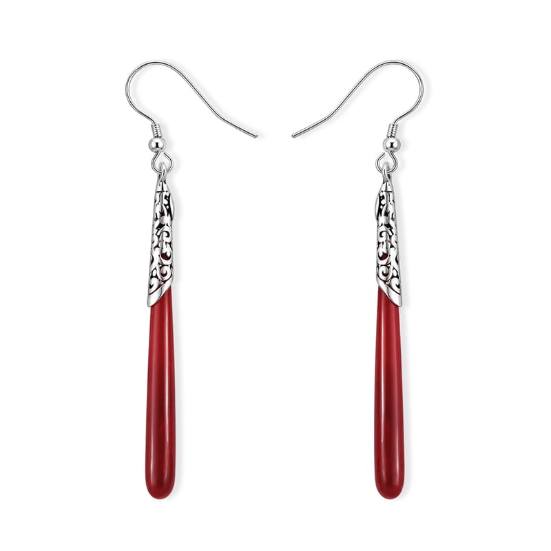 Sponge Coral Earrings in Sterling Silver