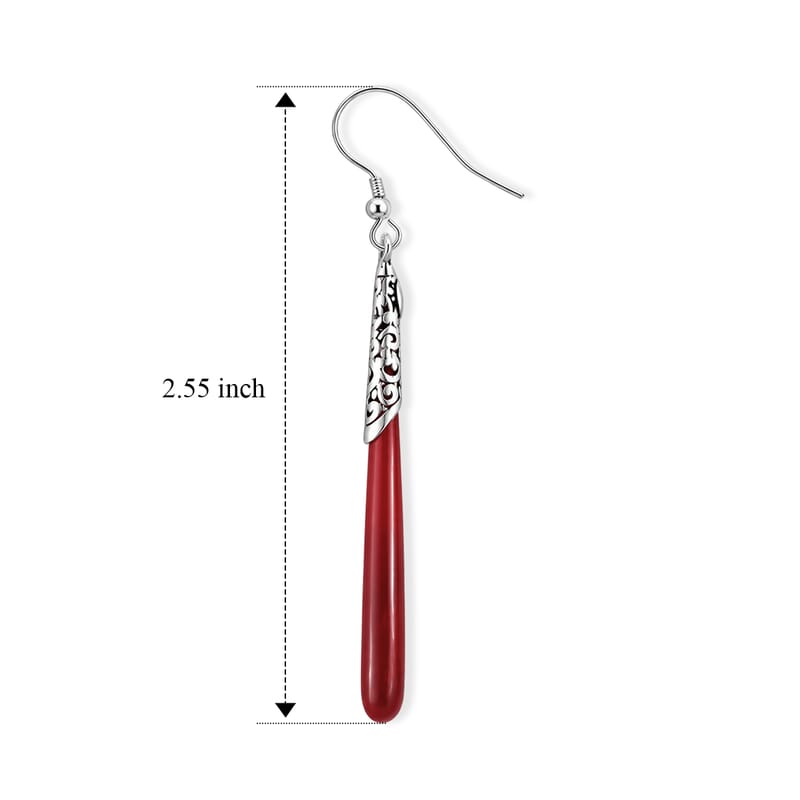 Sponge Coral Earrings in Sterling Silver