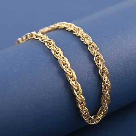 Maestro Gold Collection Italian 10K Yellow Gold 2.5mm Square Spiga Bracelet (7.50 In) 2.10 Grams image number 1