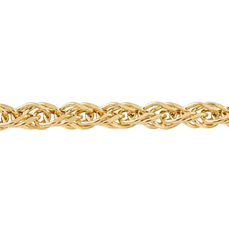 Maestro Gold Collection Italian 10K Yellow Gold 2.5mm Square Spiga Bracelet (7.50 In) 2.10 Grams image number 2