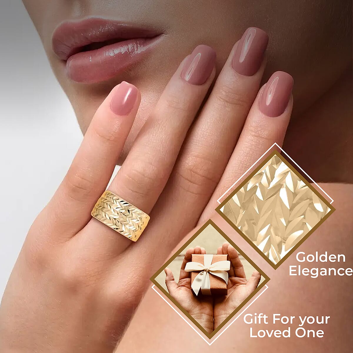 Maestro Gold Collection Italian 10K Yellow Gold Band Ring, Gold Diamond-Cut Ring, Gold Gifts, Gold Wedding Bands, Gold Jewelry  1.35 Grams image number 2