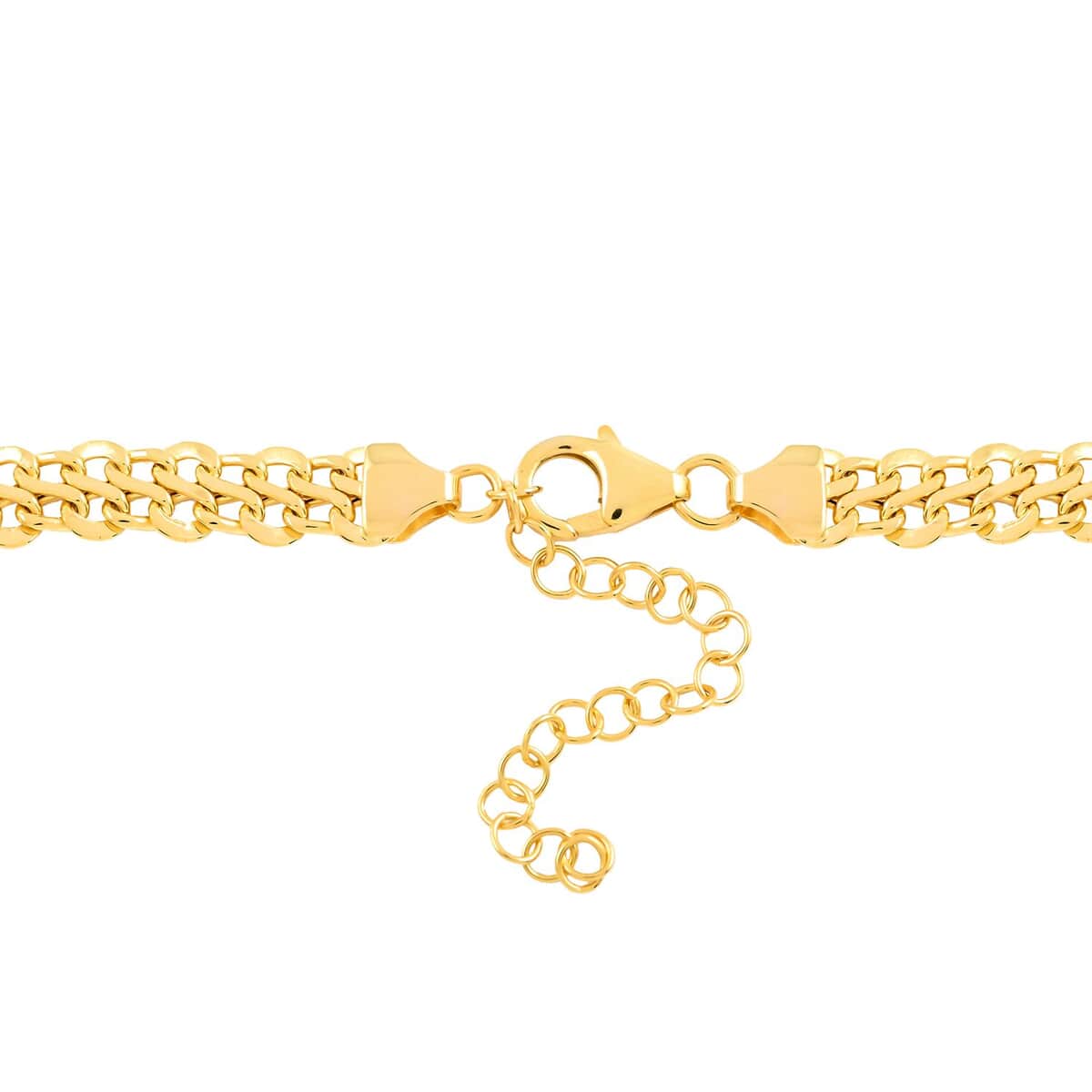 Maestro Gold Collection Italian 10K Yellow Gold 6.1mm Diamond-Cut Royal Infinity Necklace 18-20 Inches 8.0 Grams image number 1