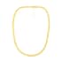 Maestro Gold Collection Italian 10K Yellow Gold 6.1mm Diamond-Cut Royal Infinity Necklace 18-20 Inches 8.0 Grams image number 2