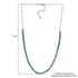 Boyaca Colombian Emerald Tennis Necklace 20 Inches in Platinum Over Sterling Silver 10.25 ctw image number 5