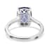 RHAPSODY 950 Platinum AAAA Tanzanite Solitaire Ring (Size 6.0) 6 Grams 4.60 ctw image number 4